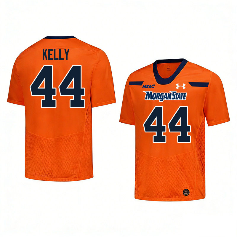 Morgan State Bears #44 Leroy Kelly College Football Jerseys,Uniforms Stitched-Orange